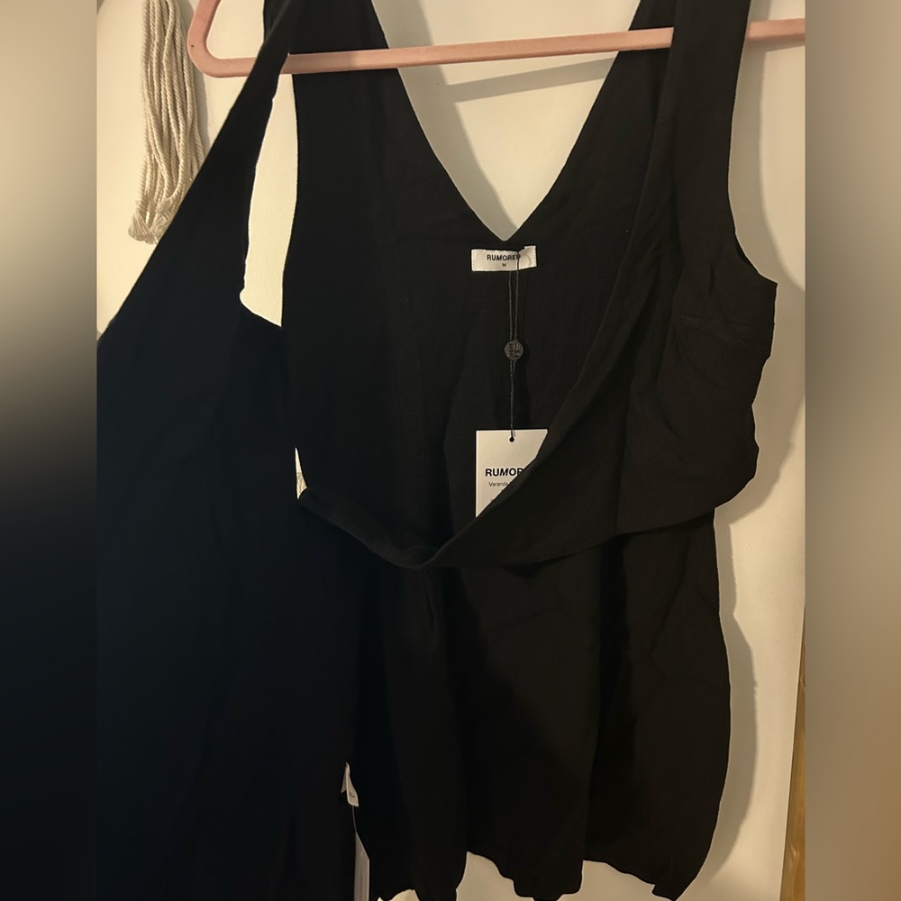 Rumored Black Mini Wrap Coverup